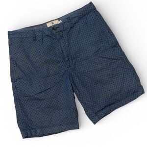 Steel & Jelly Chino Shorts Men’s Sz 32 Charcoal Geometric Black Pattern Stretch